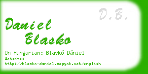 daniel blasko business card